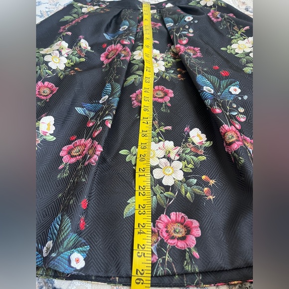 Ted Baker Bevly Oracle Floral-Jacquard Skirt size M - Picture 11 of 15